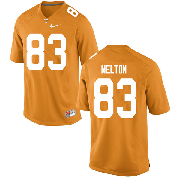 Men #83 Cooper Melton Tennessee Volunteers College Football Jerseys Sale-Orange
